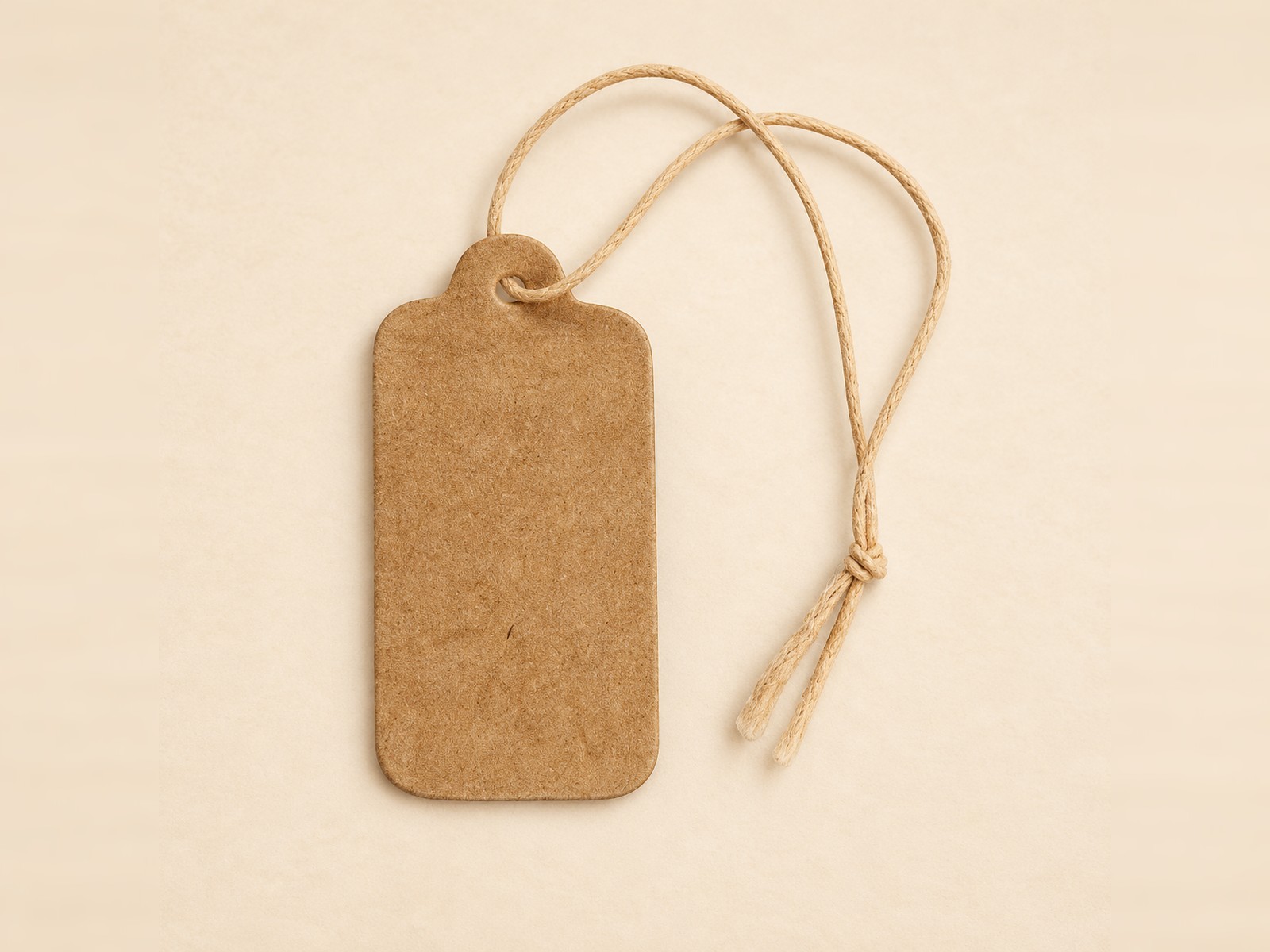 Kraft Hang Tag with jute string