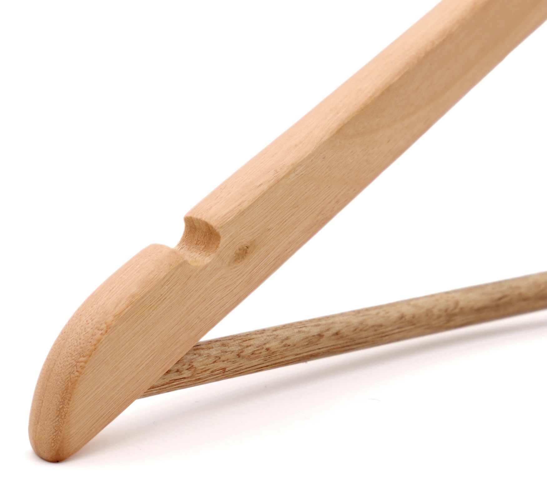 Wood Hanger shoulder notch