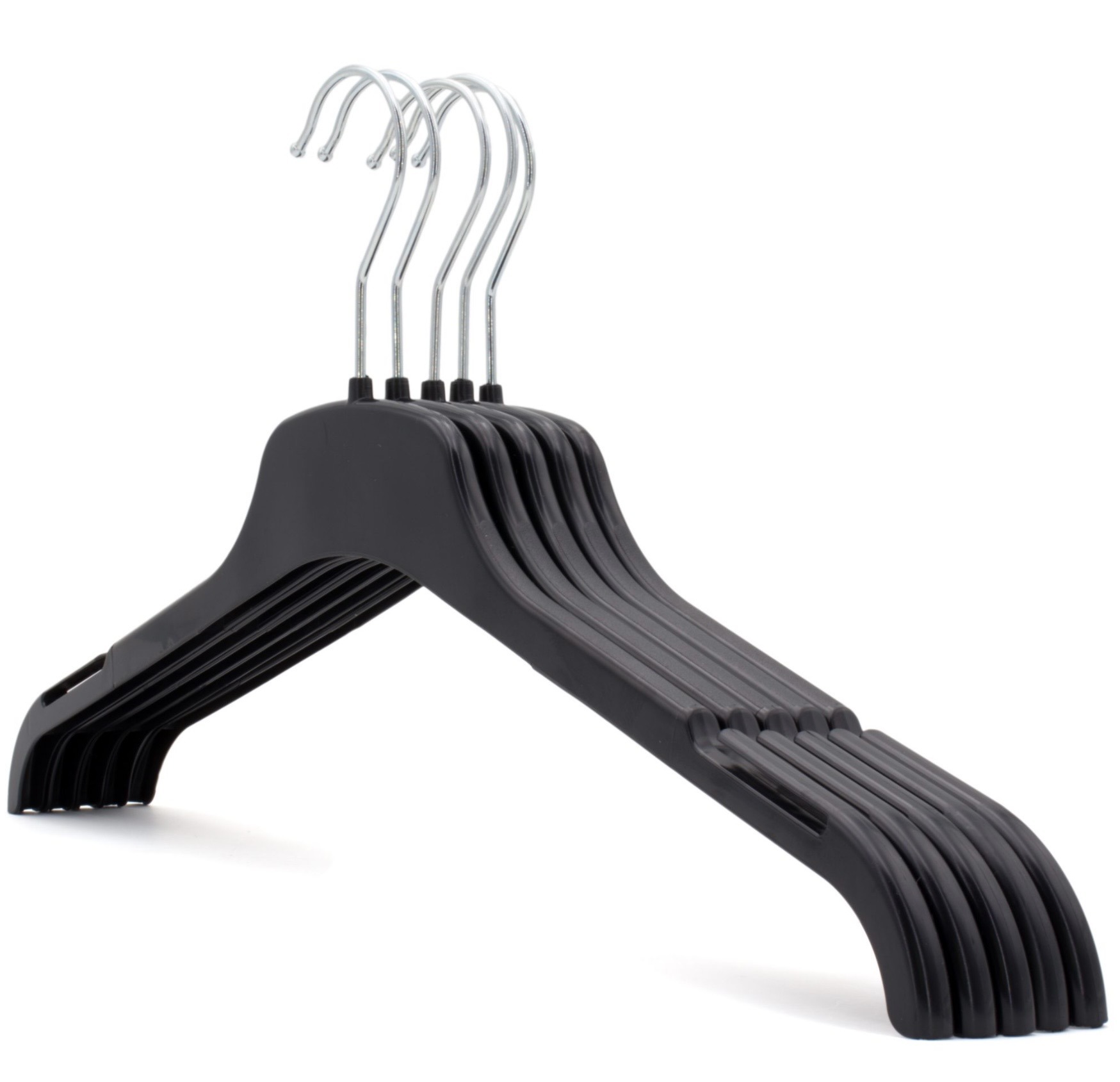 Black plastic Hangers