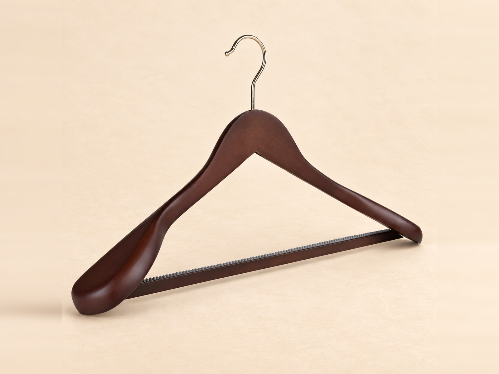 Dark wood suit Hanger