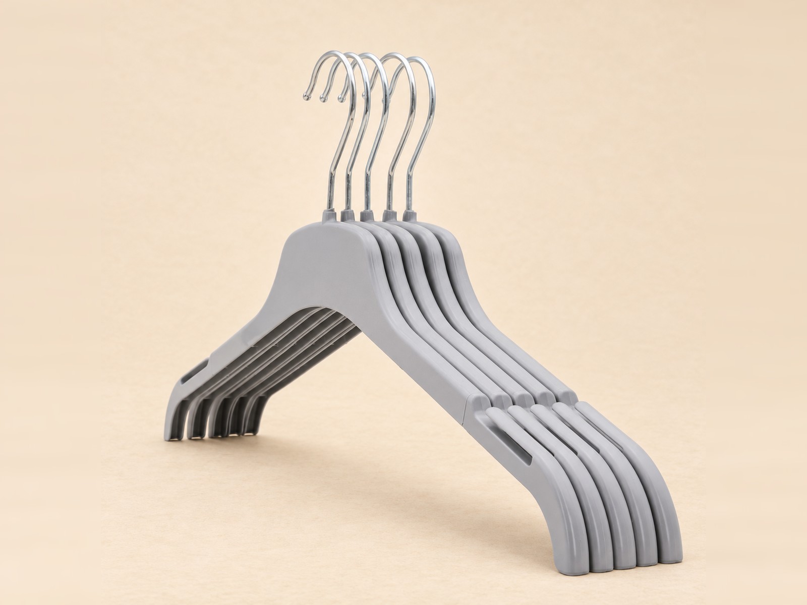Grey plastic Hangers