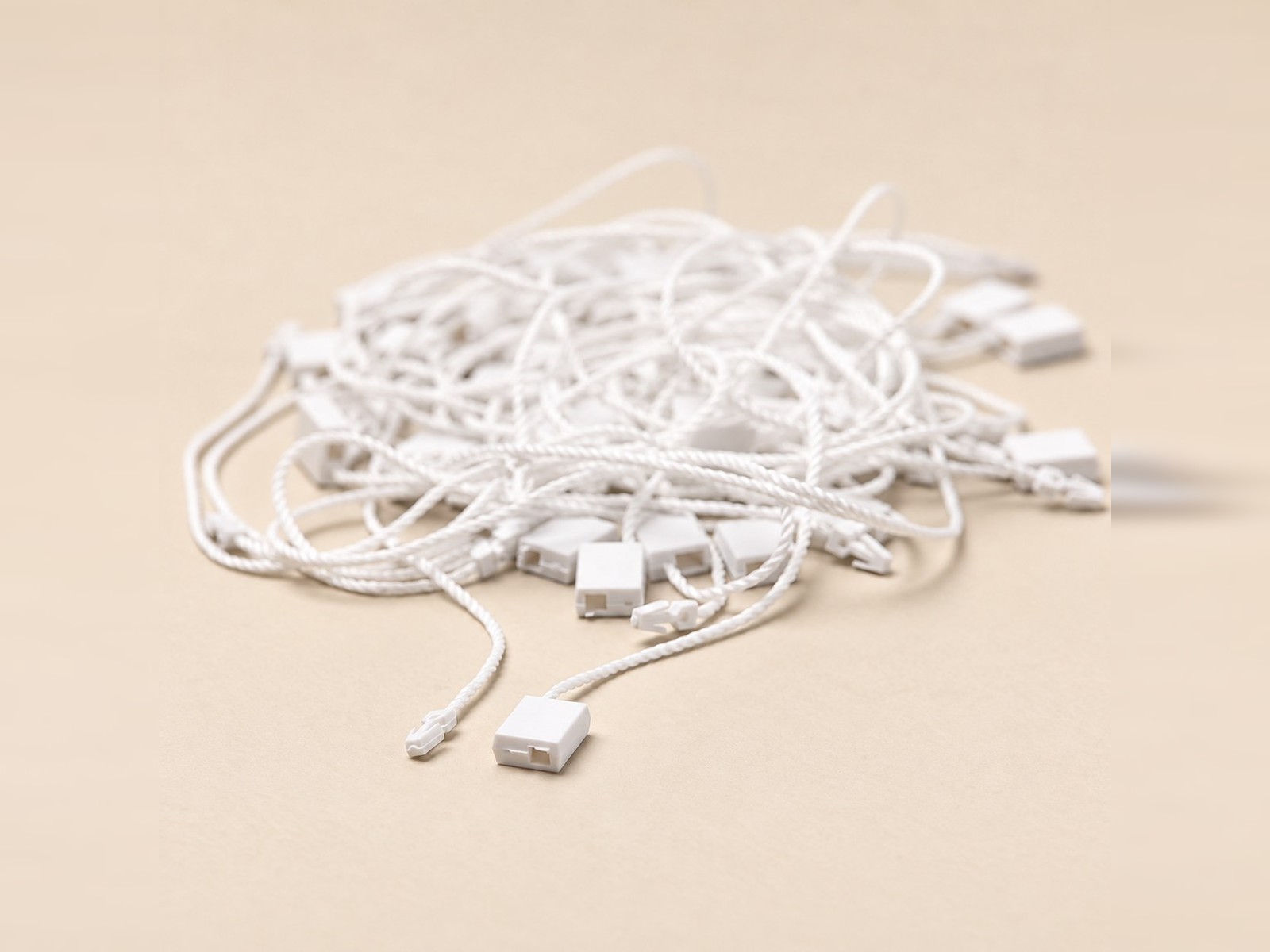White Loop Fasteners