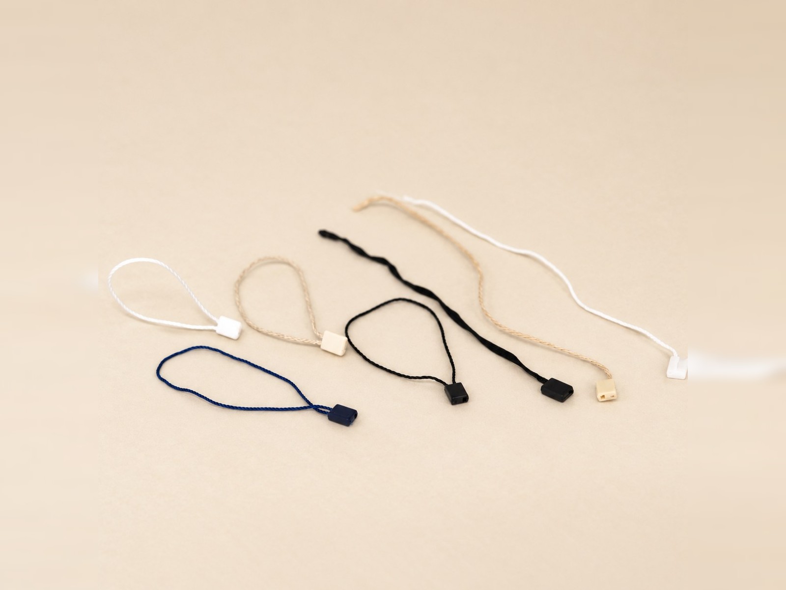 Loop Fasteners in several colours and materials