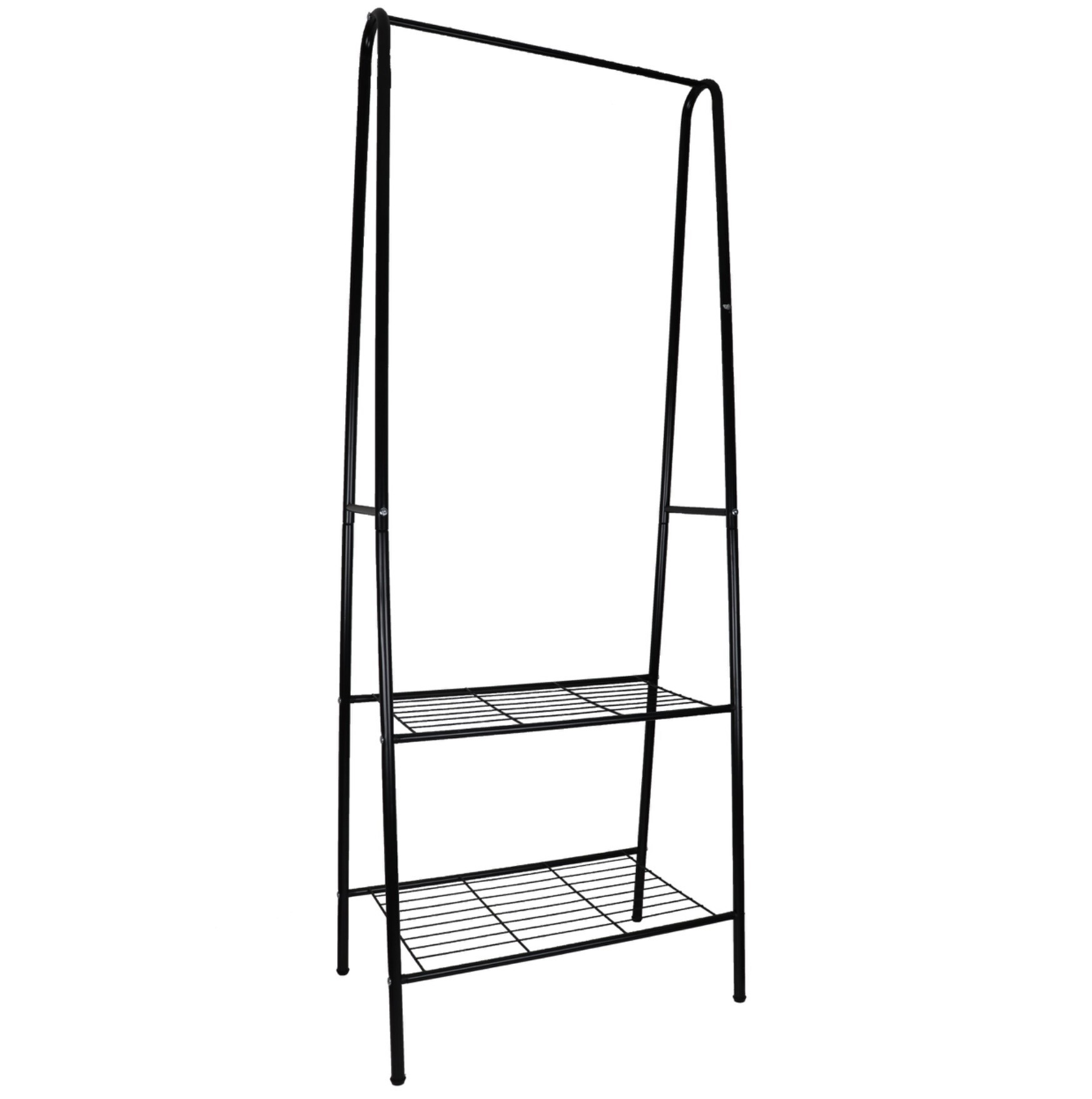 A-frame Clothing Rack with shelves