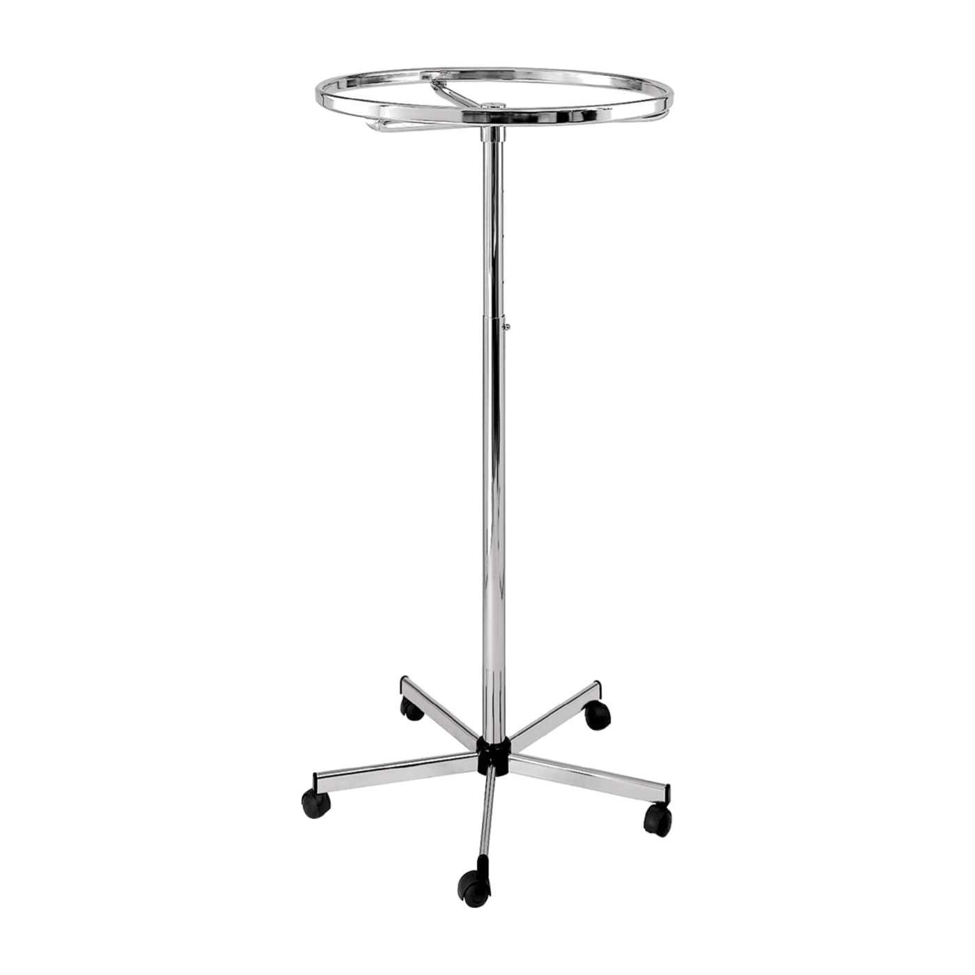Chrome round Clothing Rack